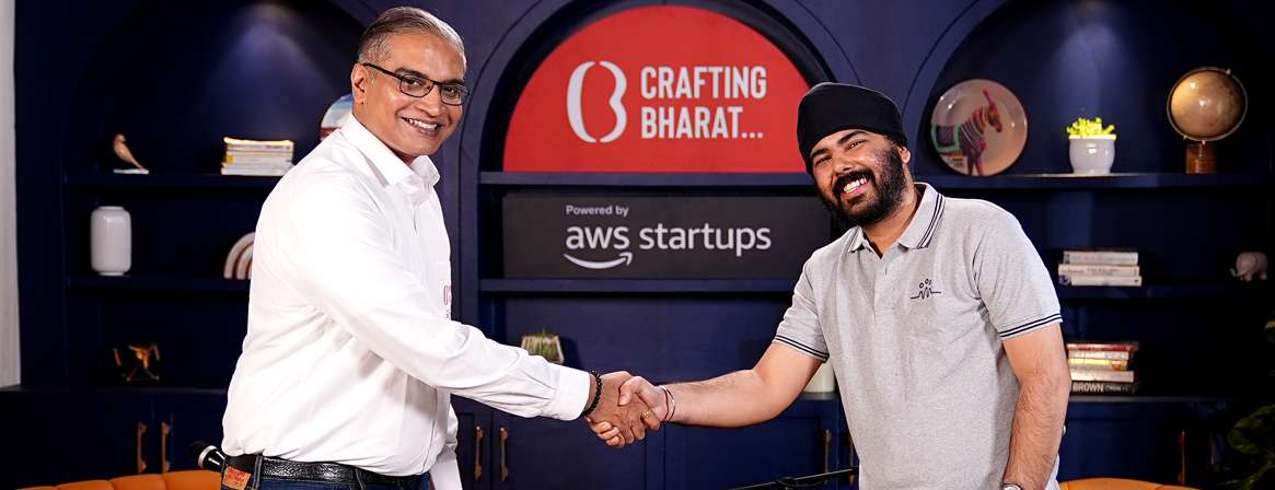 Crafting Bharat – Season 2, powered by AWS Startups and an initiative by NewsReach launches fourth episode with Elwinder Singh of Connect & Heal